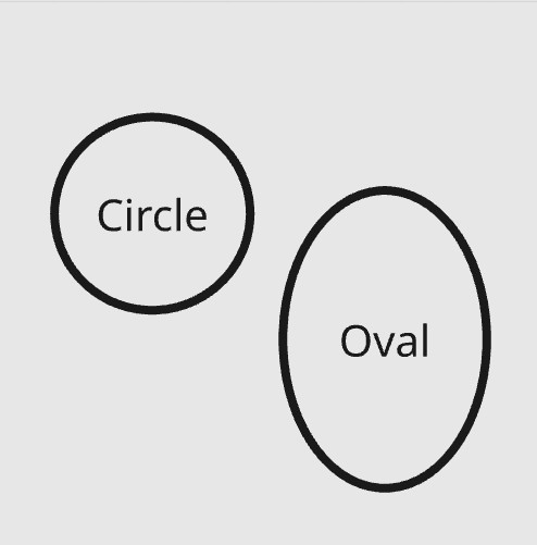Mirror, circle or oval