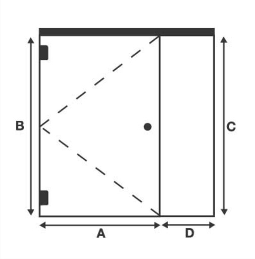 Door and Inline Panel With Header Rail